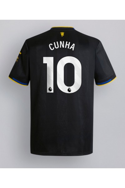 Manchester United Matheus Cunha #10 Jalkapallovaatteet Kolmaspaita 2025-26 Lyhythihainen Manchester United Matheus Cunha #10 Jalkapallovaatteet Kolmaspaita 2025-26 Lyhythihainen